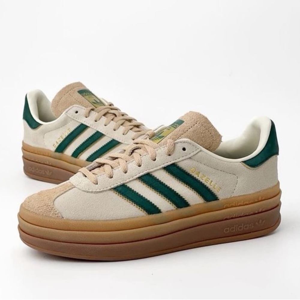 Adidas Gazelle Bold Gum Sole Platform Sneakers